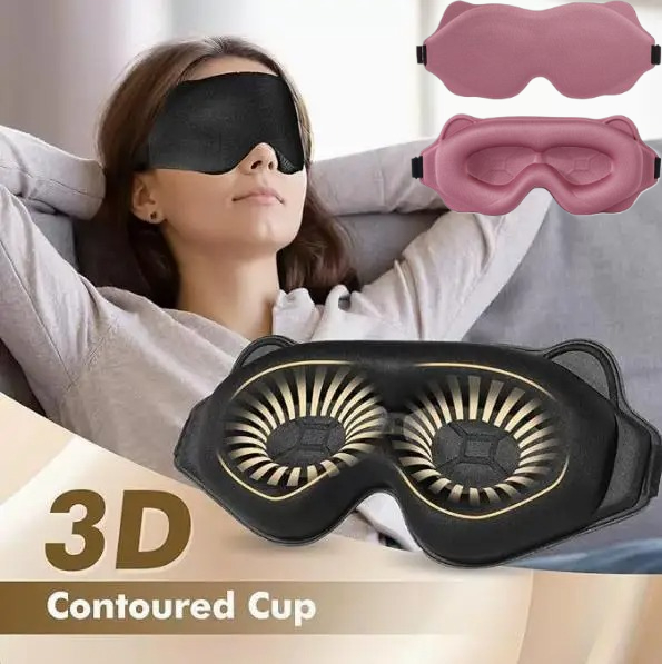 3D Printing Mask - Maschera per Dormire 3D Blocca Luce,