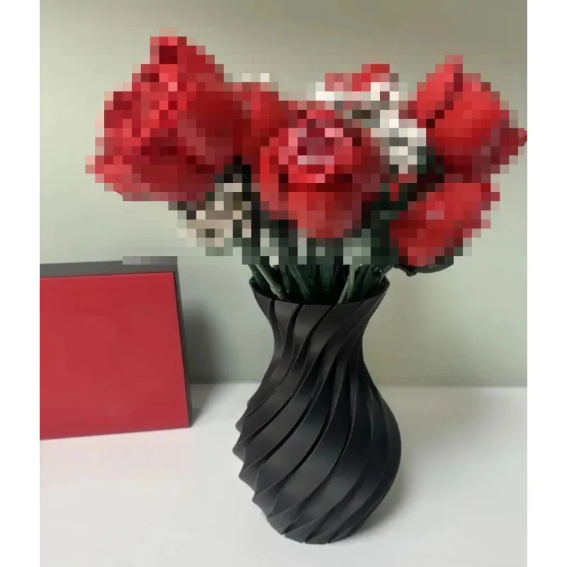 3D Printing Lego Bricks - Vaso per bouquet di rose Lego,