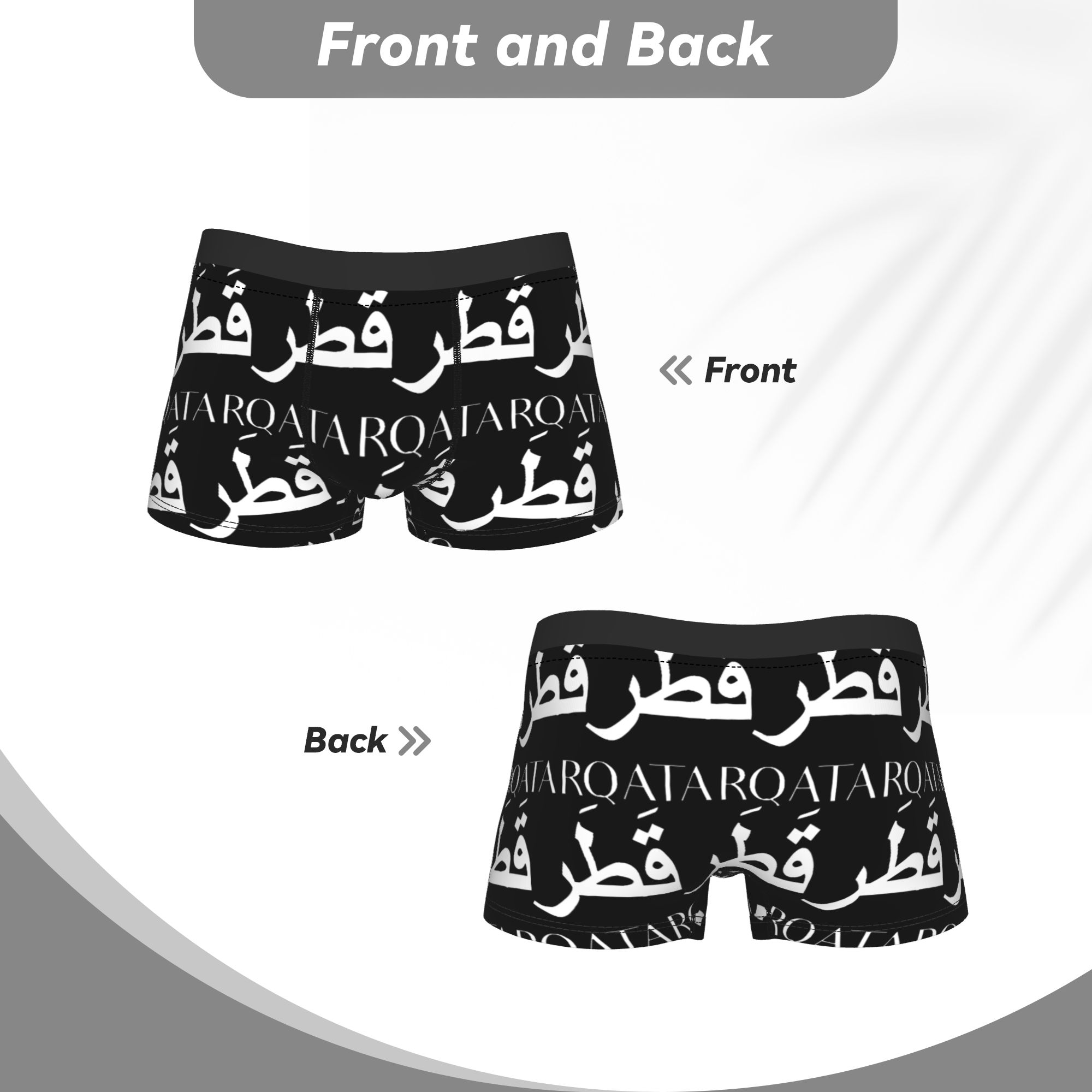 Boxer da uomo con stampa di ca - 3D Printing Qatar recensione e prezzo