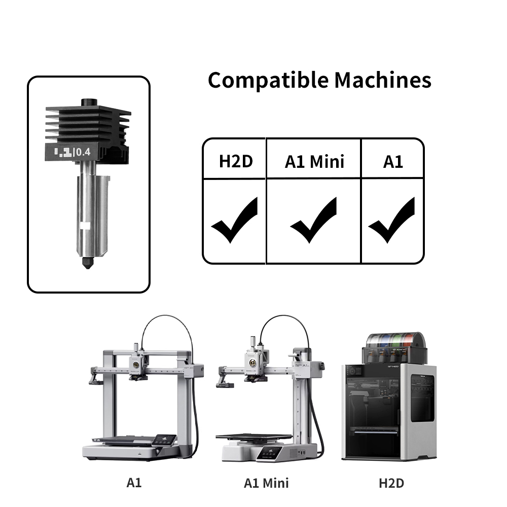 Nuovo Kit Hotend H2D H2S H2C d - 3D Printing Bambu Lab recensione e prezzo