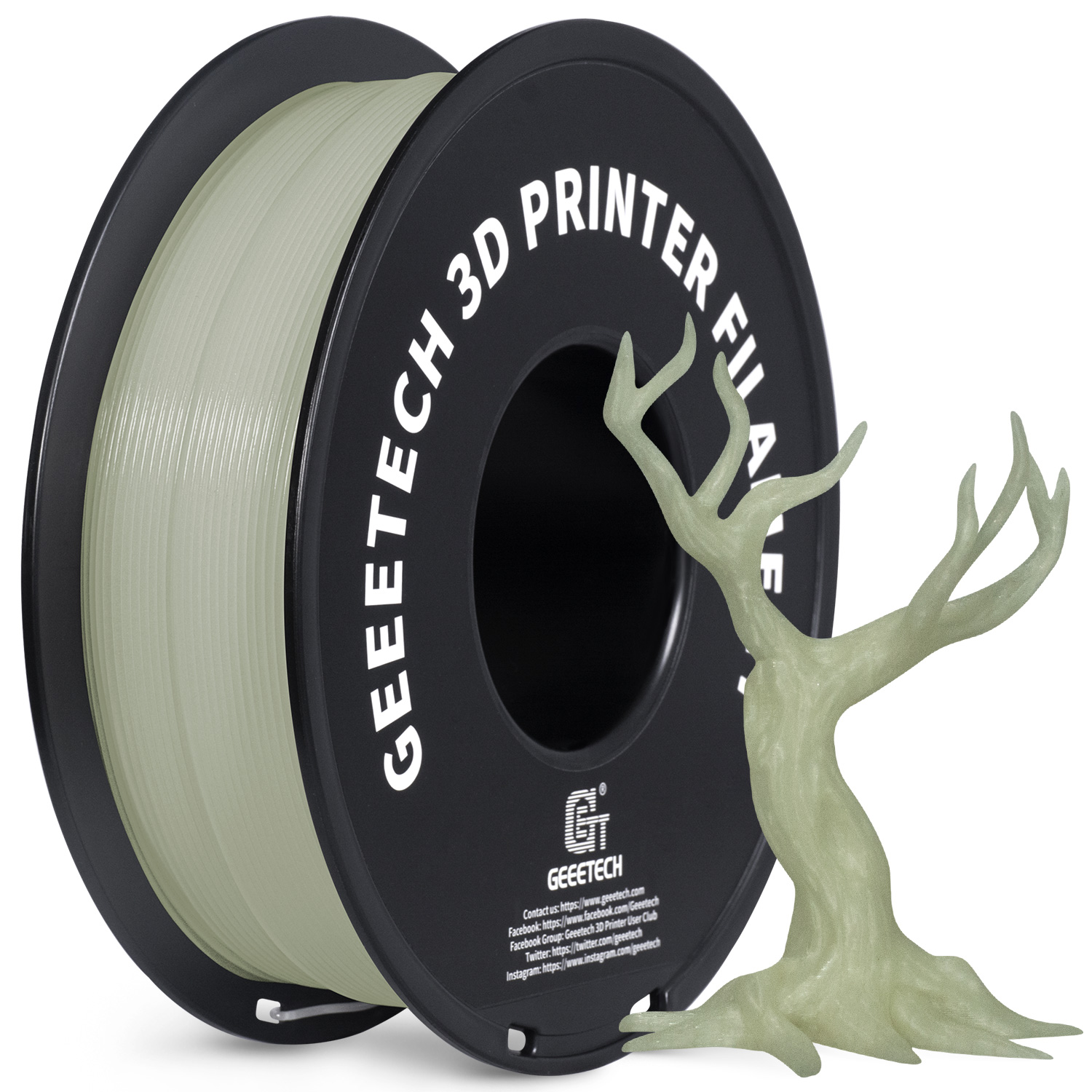 GEEETECH Filamento PLA luminos - 3D Printing Nylon recensione e prezzo