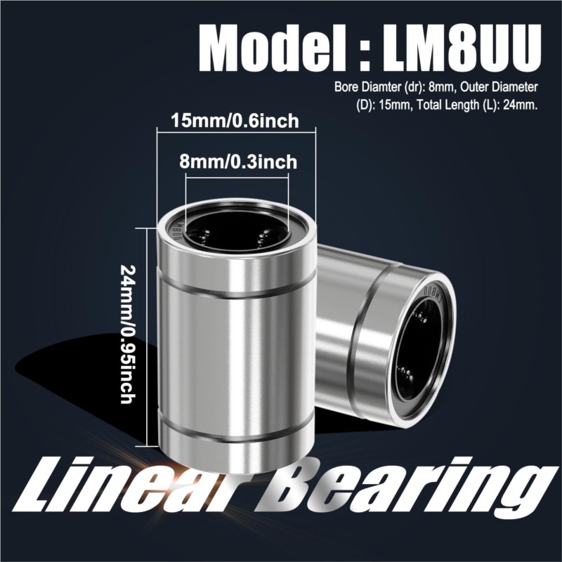 4/10PCS LM8UU LM10UU LM16UU LM - 3D Printing Guide recensione e prezzo