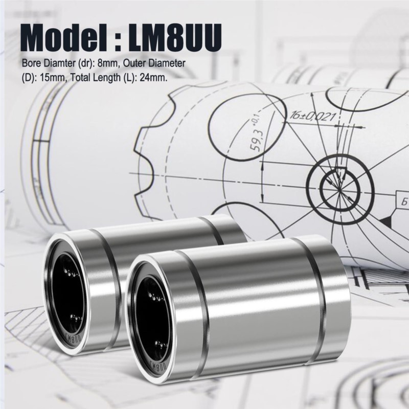 4/10PCS LM8UU LM10UU LM16UU LM - 3D Printing Guide recensione e prezzo
